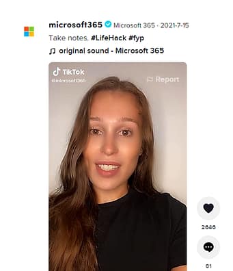 Microsoft TikTok