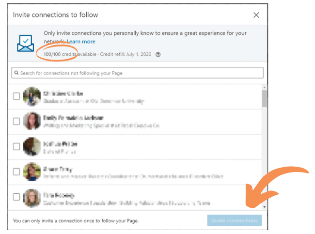 How to invite your LinkedIn network to follow the company page