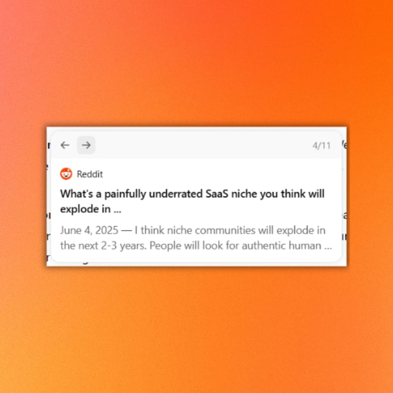 reddit post ai answer source